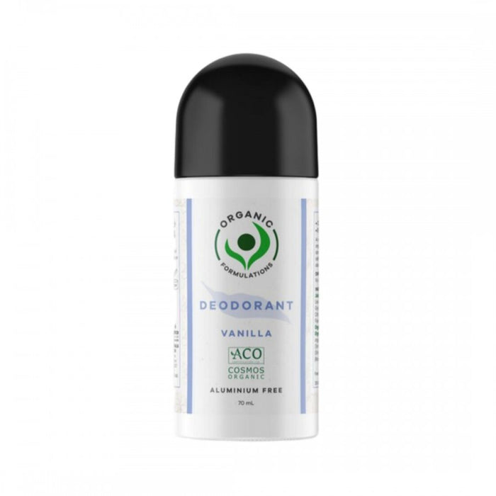 Organic Formulations Deodorant - Vanilla - The Health Shop