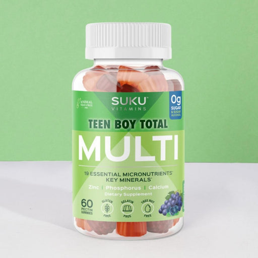 SUKU Vitamins Teen Boy Total Multi 60 Gummies - The Health Shop