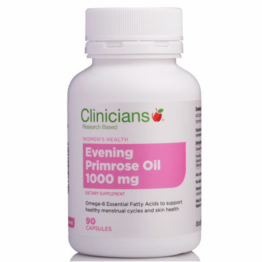 Clinicians Evening Primrose Oil 1000mg 90softgels - The Health Shop