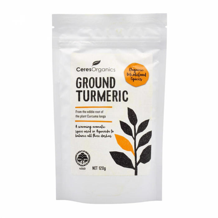 Ceres Organics Ground Turmeric Organic 120g - The Health Shop