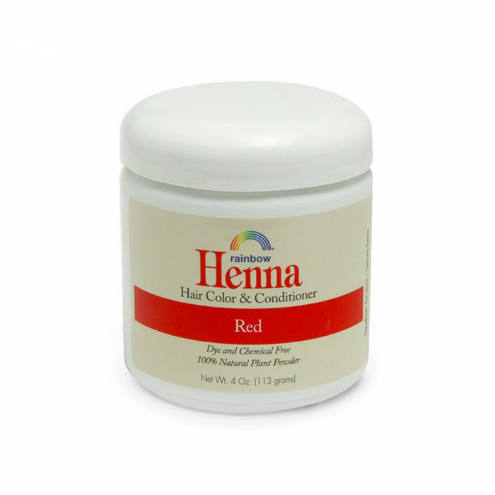 Rainbow Henna Hair Color & Conditioner, Red - The Health Shop