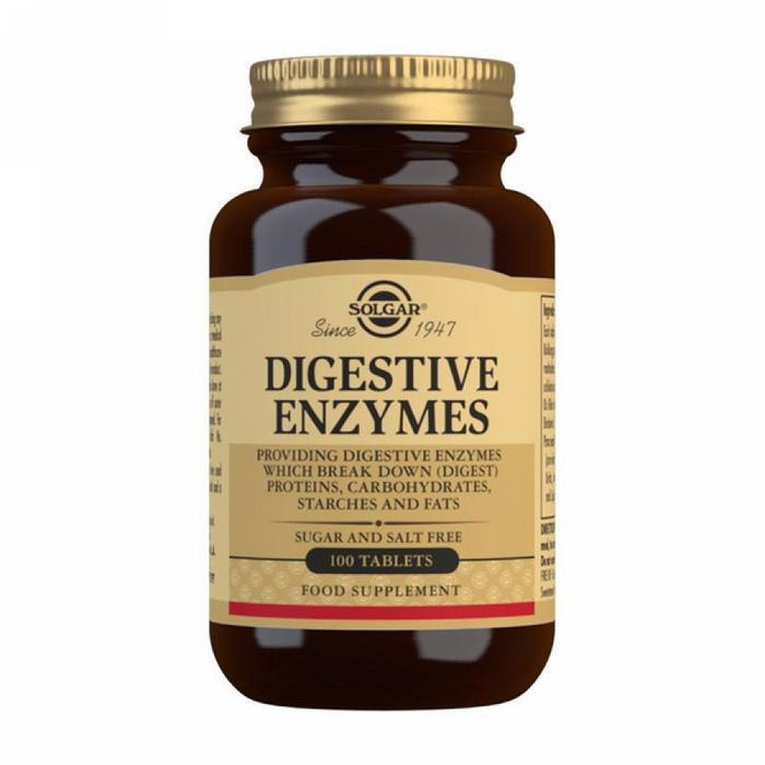 Solgar Digestive Enzymes 100tabs - The Health Shop