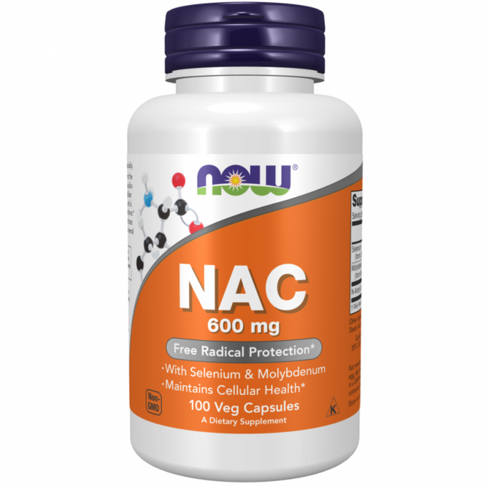NOW NAC 600mg 100vcaps - The Health Shop