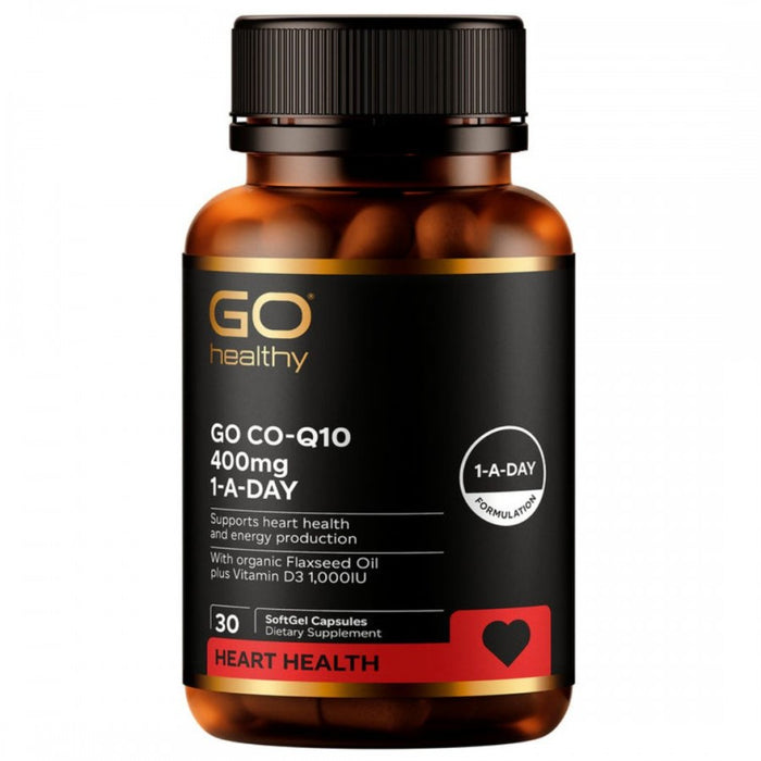 GO Healthy CO-Q10 400mg 30caps - The Health Shop