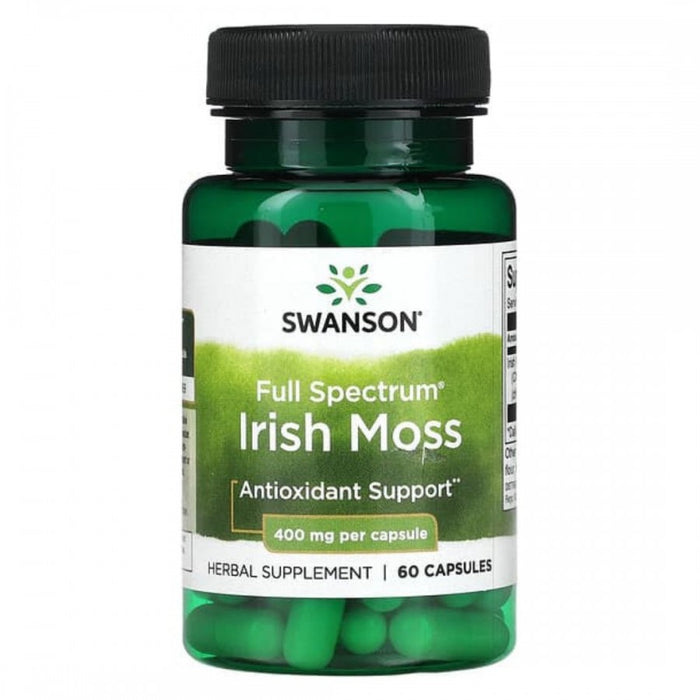 Swanson Full Spectrum Irish Moss 400mg 60caps - The Health Shop