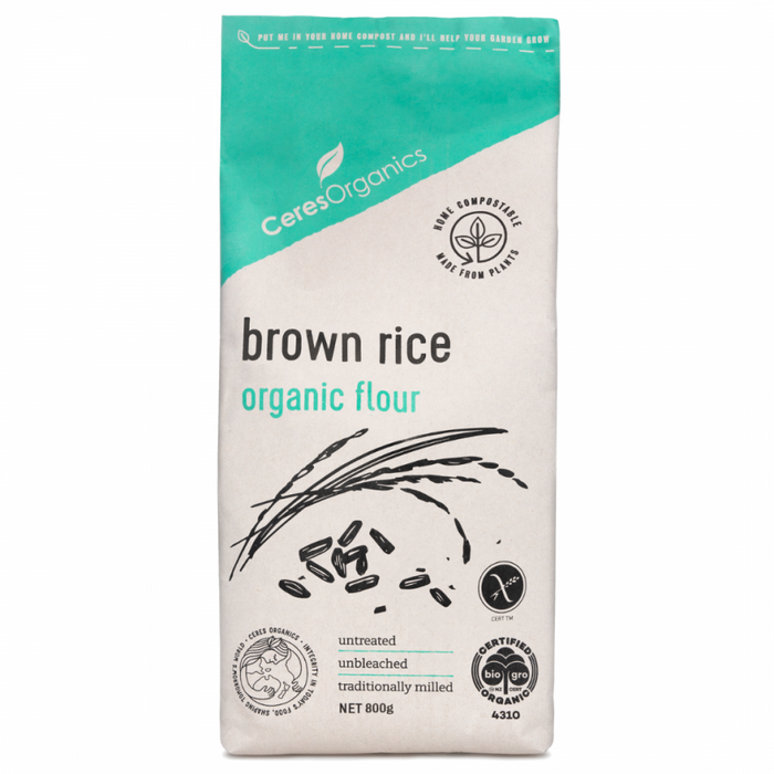 Ceres Organics Brown Rice Organic Flour 800g - The Health Shop