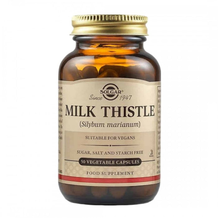 Solgar Milk Thistle 50vegcaps - The Health Shop
