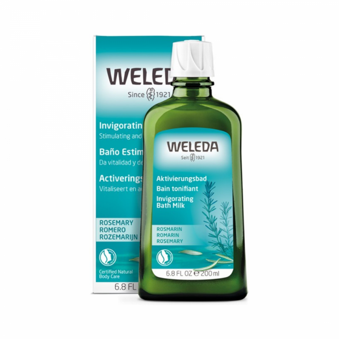 Weleda Invigorating Bath Milk, Rosemary 200ml - The Health Shop