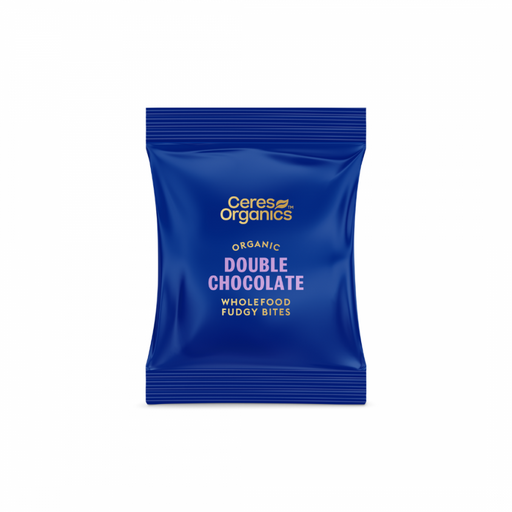 Ceres Organics Organic Wholefood Fudgy Bites, Double Chocolate 120g - The Health Shop
