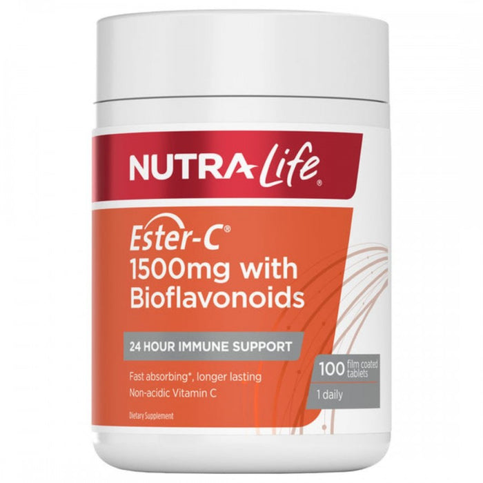 Nutra-Life Ester-C 1500mg with Bioflavonoids 100tabs - The Health Shop