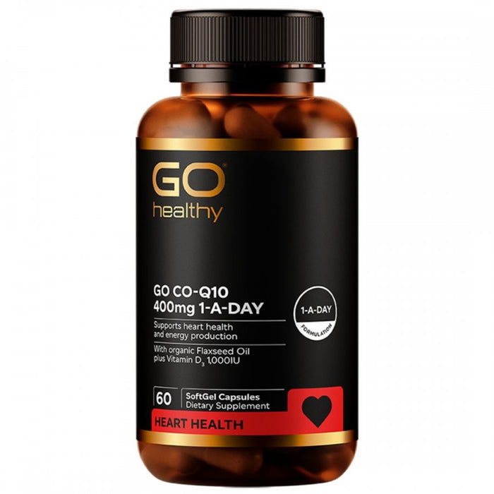 GO Healthy CO-Q10 400mg 60caps - The Health Shop