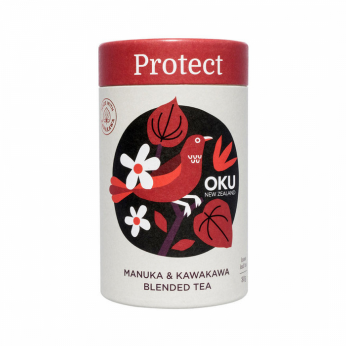 OKU Protect Kawakawa Blended Tea 30g loose leaf - The Health Shop
