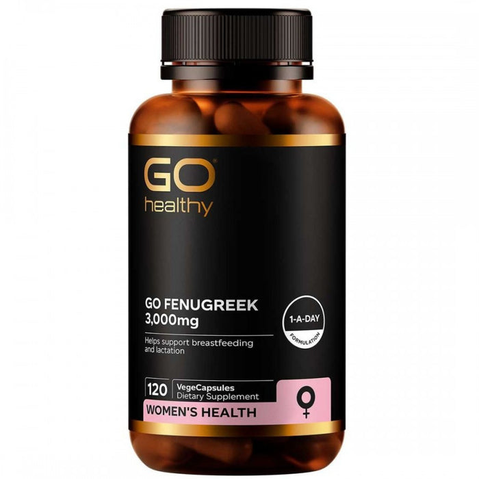 GO Healthy Fenugreek 3000mg 120vcaps - The Health Shop