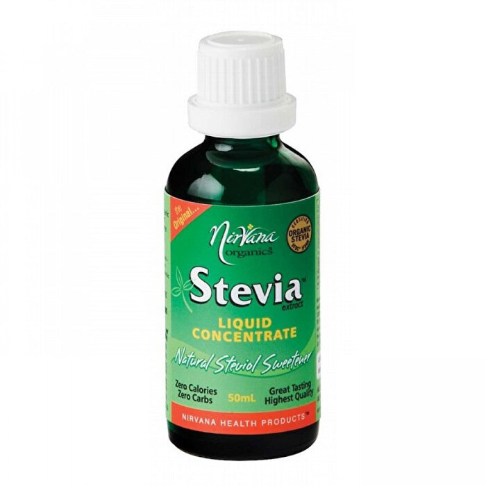 Nirvana Organics Stevia Extract, Liquid Concentrate 50ml - The Health Shop