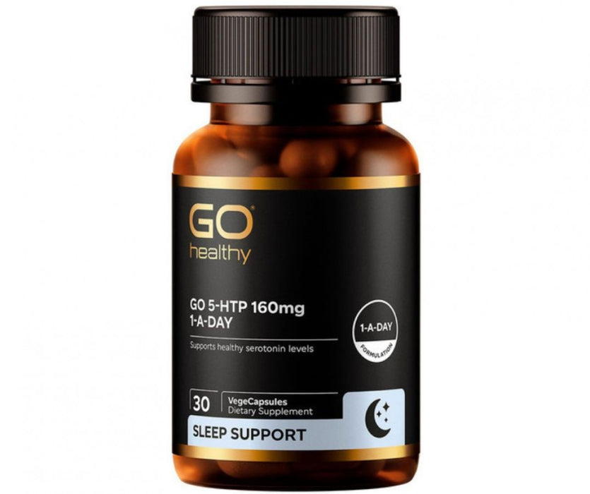 GO Healthy 5-HTP 160mg 1-A-Day 30vcaps - The Health Shop