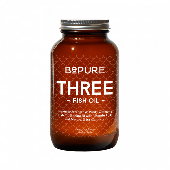 BePure Three - Fish Oil - 120 softgels - The Health Shop