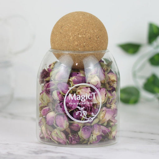 MagicT Pure Rose Buds 60g Glass Jar - The Health Shop