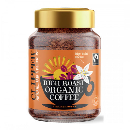 Clipper Rich Roast Organic Instant Coffee 100g - The Health Shop