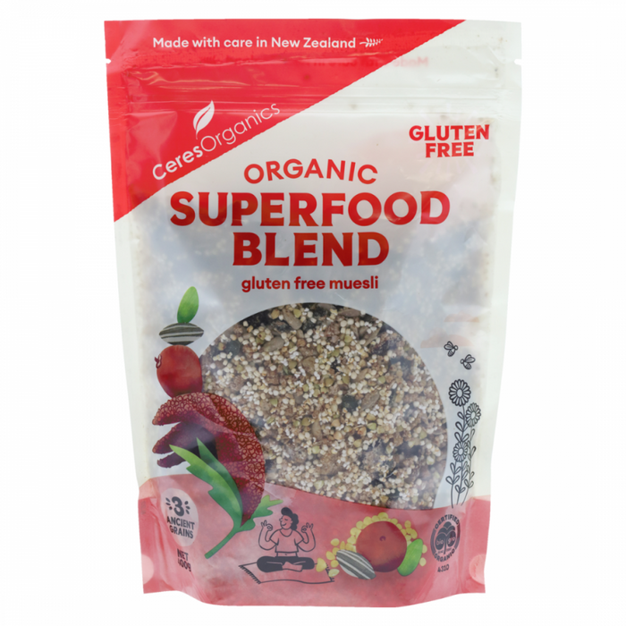 Ceres Organics Organic Superfood Blend Gluten Free Muesli 400g - The Health Shop
