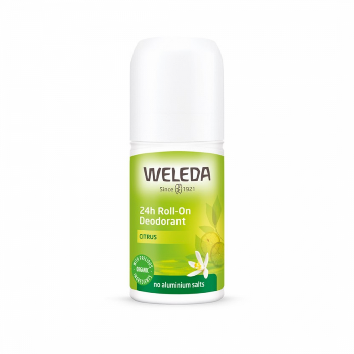 Weleda 24h Roll-On Deodorant - Citrus 50ml - The Health Shop