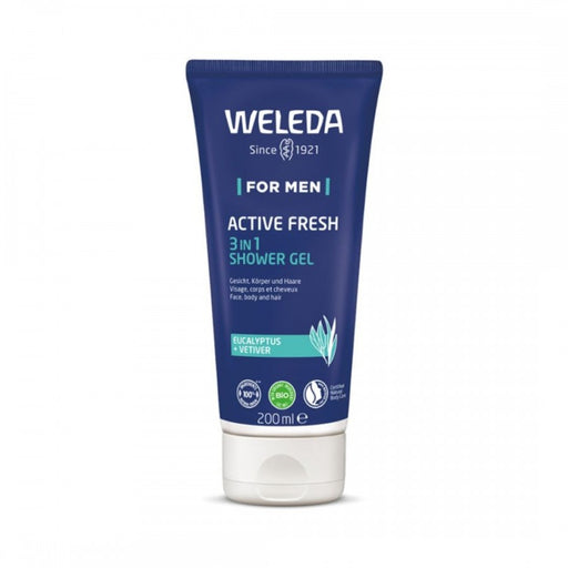 Weleda For Men Active Fresh 3in1 Shower Gel 200ml - The Health Shop