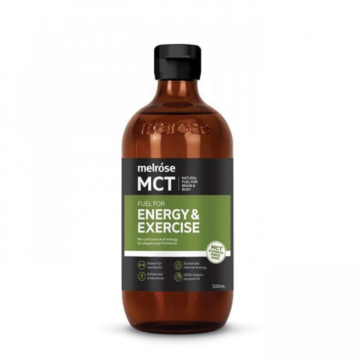 Melrose MCT Oil Energy & Exercise 500ml - The Health Shop