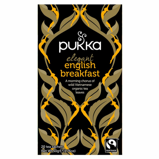 Pukka Elegant English Breakfast 20 black tea sachets - The Health Shop