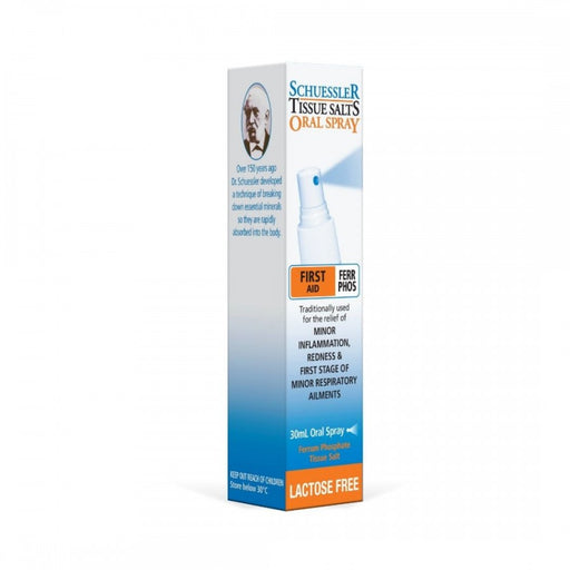 Schuessler Tissue Salts Ferr Phos - FIRST AID - 30ml oral spray