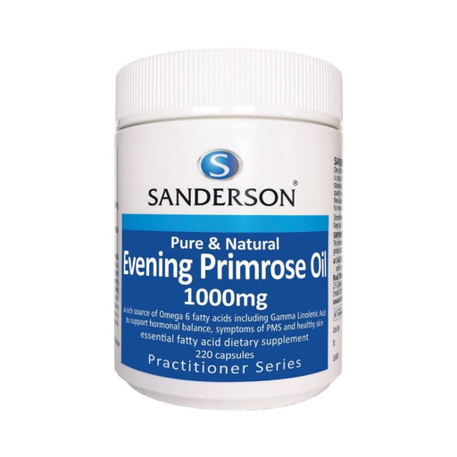 Sanderson Pure & Natural Evening Primrose Oil 1000mg 220caps