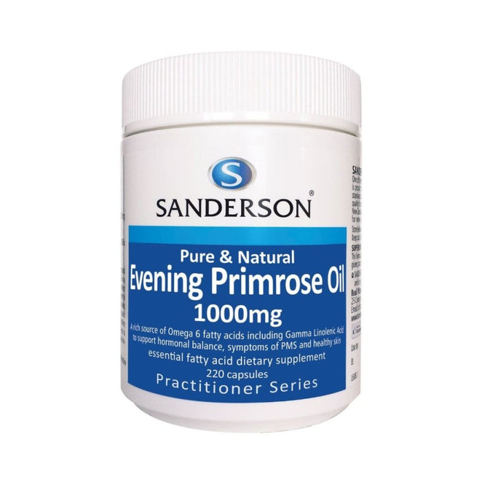 Sanderson Pure & Natural Evening Primrose Oil 1000mg 220caps