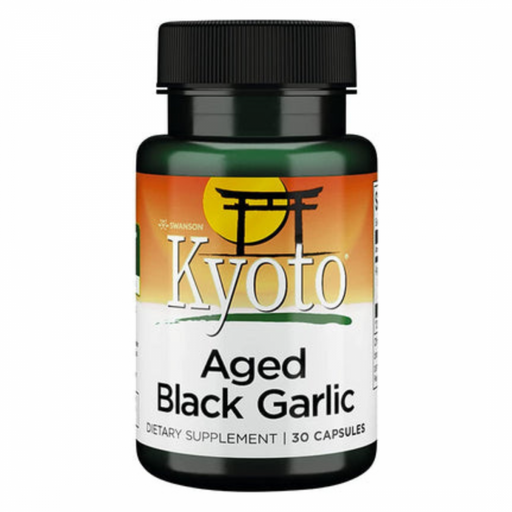 Swanson Kyoto Aged Black Garlic 30caps - The Health Shop