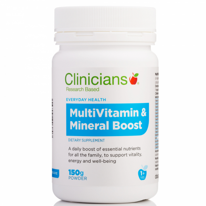 Clinicians MultiVitamin & Mineral Boost Powder 150g