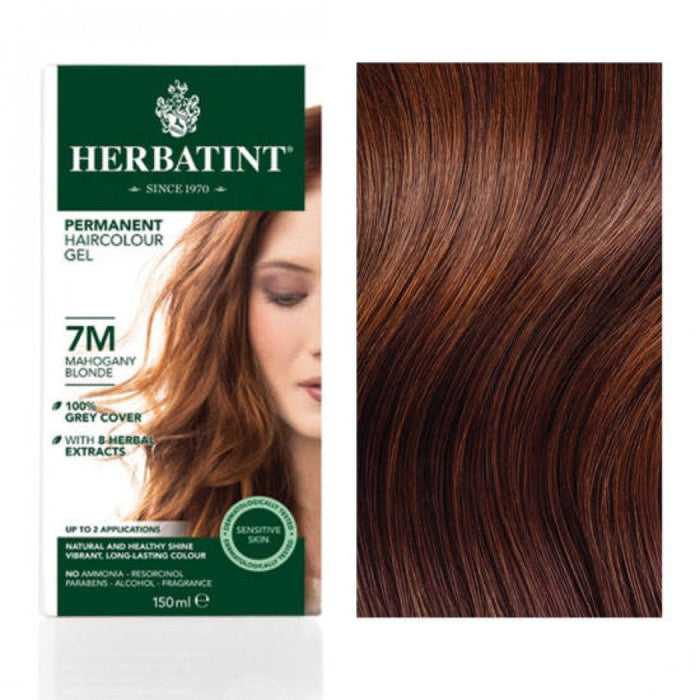 Herbatint Permanent Hair Colour Gel - M Tones: 7M Mahogany Blonde