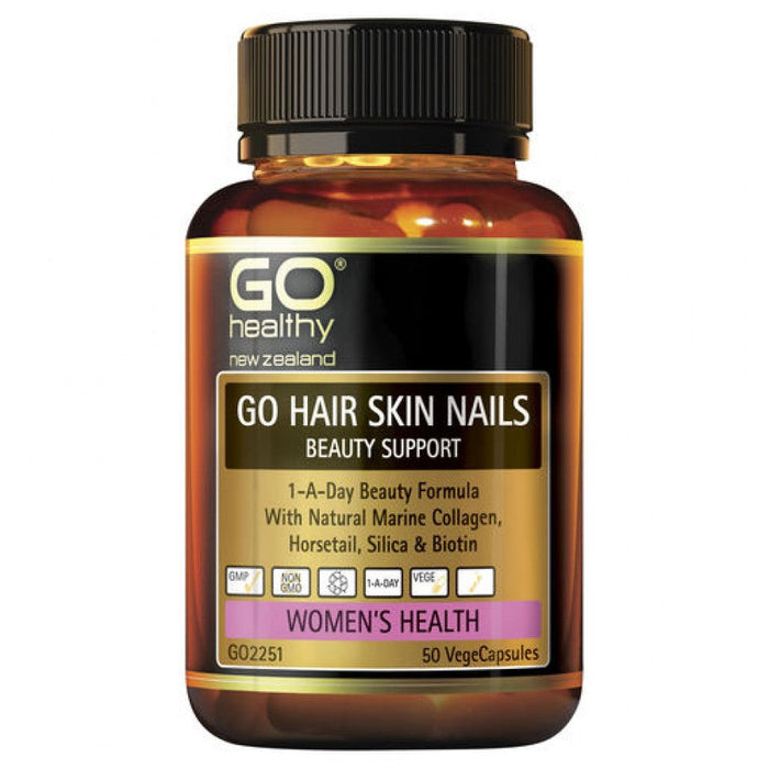 GO Healthy Hair Skin Nails 50vcaps - The Health Shop