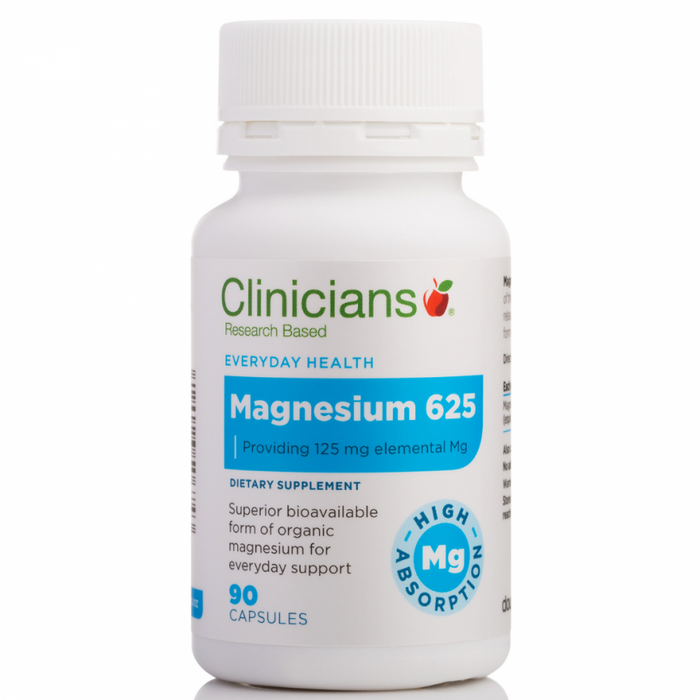 Clinicians Magnesium 625 90caps - The Health Shop