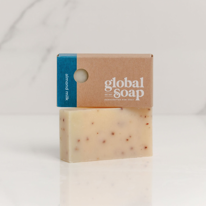 Global Soap Moisturising Body Soap, Almond Milk - The Health Shop