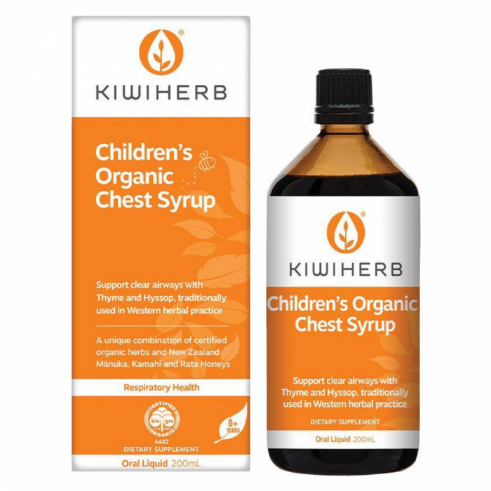 Kiwiherb Children's Organic Chest Syrup 200ml