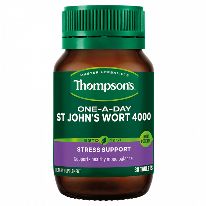 Thompson's One-A-Day St John's Wort 4000 30caps - The Health Shop