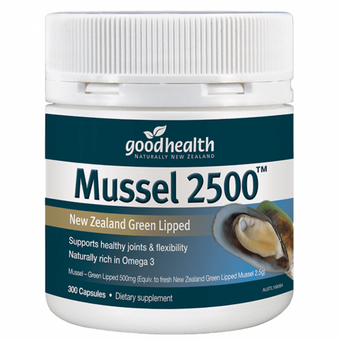 Goodhealth Mussel 2500 300caps - The Health Shop