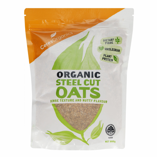 Ceres Organics Organic Steel Cut Oats 800g - The Health Shop