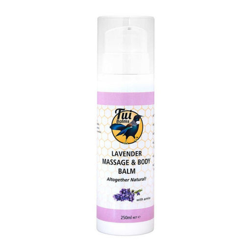 Tui Balms Massage & Body Balm LAVENDER 250ml Pump - The Health Shop