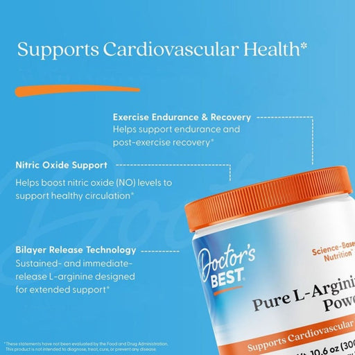 Doctor's Best Pure L-Arginine Powder 300g