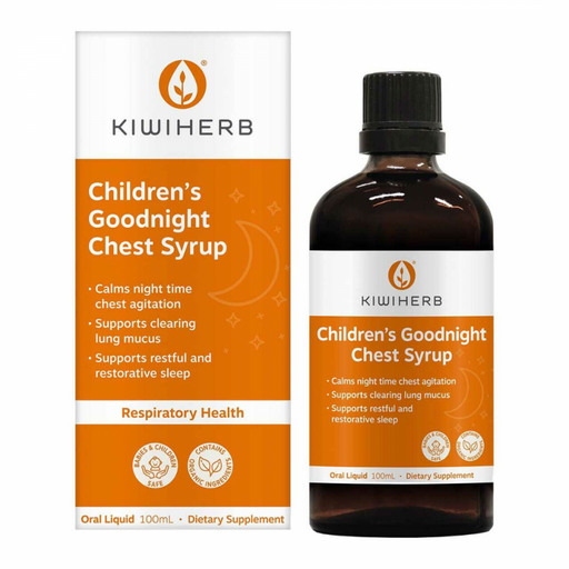 Kiwiherb Children's Goodnight Chest Syrup 100ml - The Health Shop