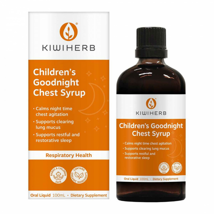 Kiwiherb Children's Goodnight Chest Syrup 100ml - The Health Shop