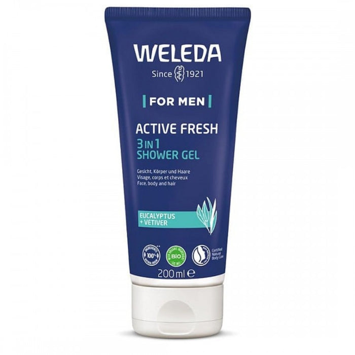 Weleda For Men Active Fresh 3in1 Shower Gel 200ml