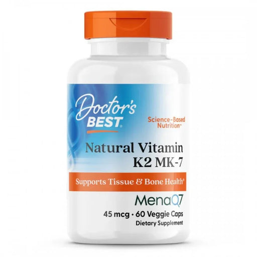 Doctor's Best Natural Vitamin K2 MK-7 45mcg 60vcaps Natural Health > Vitamins > Vitamin K