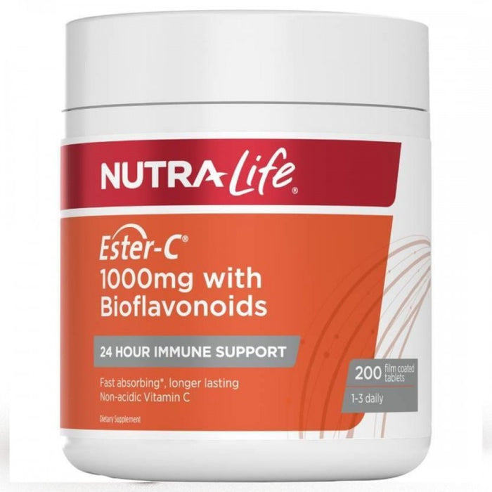 Nutra-Life Ester-C 1000mg with Bioflavonoids 200tabs