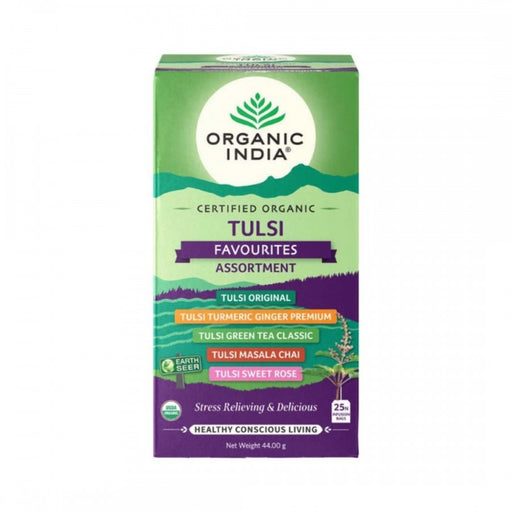 Organic India Tulsi Favourites Assortment 25 teabags