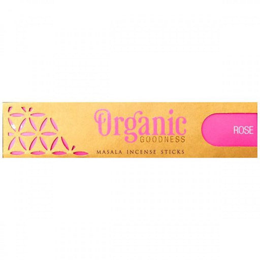 Organic Goodness Masala Incense Sticks, Rose - The Health Shop