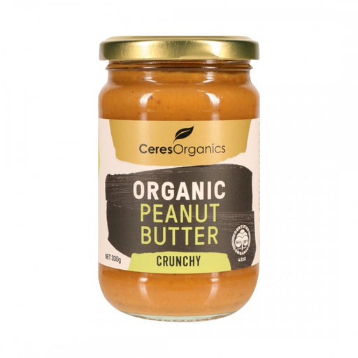 Ceres Organics Organic Peanut Butter, Crunchy 300g
